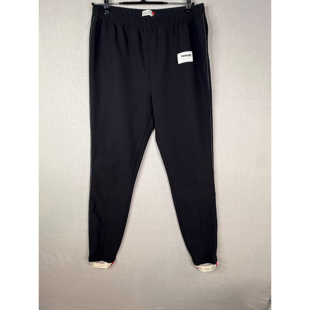 Tracksmith Bislett Pants Mens L Black Eliot Stretch Running Training Joggers